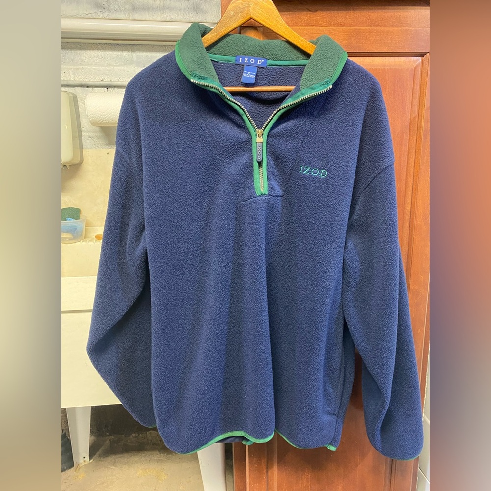 Vintage Izod Pull Over 1/4 Zip